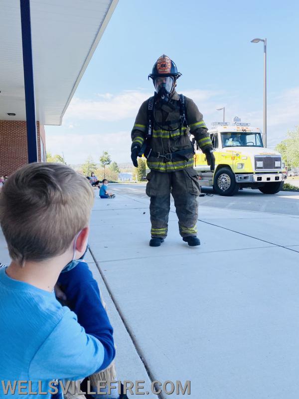 Fire Prevention Day 2020 at Wellsville Elementary School